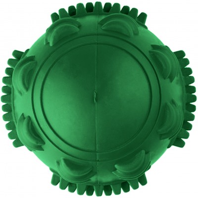 Mr.Kranch Игрушка для собак Мяч 8 см зеленый с ароматом курицы