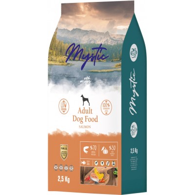 Mystic Adult Dog Food Salmon сухой корм для собак с лососем 2,5 кг.