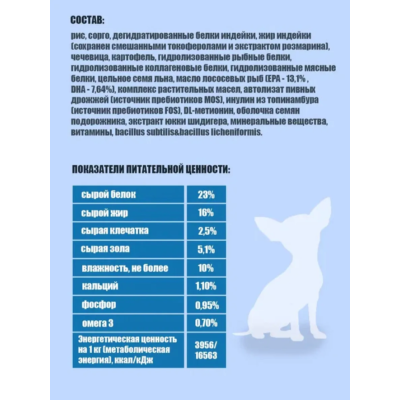 Nord Craft Dogs Mini Hypoallergenic Ветеринарная диета для собак мелких пород при пищевой аллергии 1.5 кг