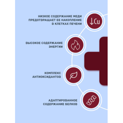 Nord Craft Dogs Mini Hepatic Ветеринарная диета для собак мелких пород при заболеваниях печени 1.5 кг