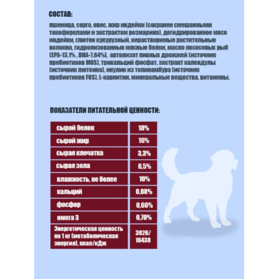 Nord Craft Dogs Medium & Maxi Hepatic Ветеринарная диета для собак средних и крупных пород при заболеваниях печени 15 кг