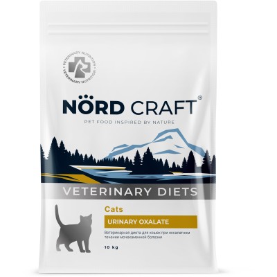 Nord Craft Cats Urinary Oxalate Ветеринарная диета для кошек при оксалатном течении МКБ 10 кг