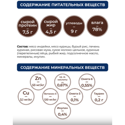 Original Choice VETDIET Gastrointestinal диетическое полнорационное питание для взрослых кошек с чувствительным пищеварением пауч 85 гр.