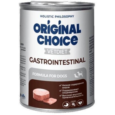 Original Choice VETDIET Gastrointestinal ветеринарная диета для собак профилактика болезней ЖКТ 340 гр.