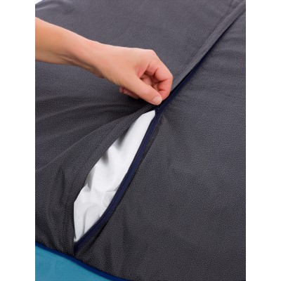 Pet Comfort Лежанка для кошек и собак мелких пород Oscar Leo 22, размер S 50 см, голубой