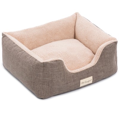 Pet Comfort Лежанка для кошек и собак мелких пород Echo Varro 09, размер S 50х60 см, коричневый
