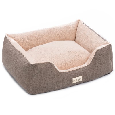 Pet Comfort Лежанка для собак мелких и средних пород Echo Varro 09, размер M, 65х80 см, коричневый