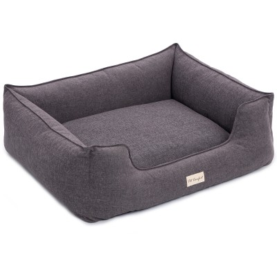 Pet Comfort Лежанка для собак крупных пород Alpha Mirandus 17, размер L, 85х105 см, серый