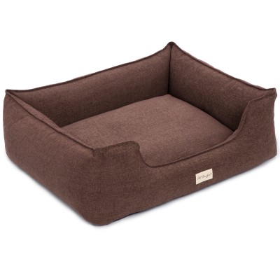 Pet Comfort Лежанка для собак крупных пород Alpha Mirandus 19, размер L 85х105 см, коричневый