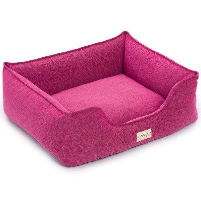 Pet Comfort Лежанка для собак средних пород Alpha Mirandus 33, размер M, 65х80 см, фуксия