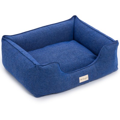 Pet Comfort Лежанка для собак средних пород Alpha Mirandus 33, размер M, 65х80 см, синий