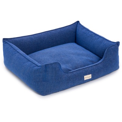 Pet Comfort Лежанка для собак крупных пород Alpha Mirandus 33, размер L, 85х105 см, синий