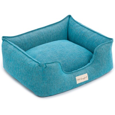 Pet Comfort Лежанка для кошек и собак мелких пород Alpha Mirandus 43, размер S 50х60 см, бирюзовый