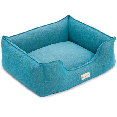 Pet Comfort Лежанка для собак средних пород Alpha Mirandus 43, размер M, 65х80 см, бирюзовый