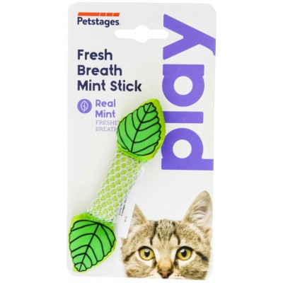 Petstages игрушка для кошек Dental "Мятный листик" 11 см.