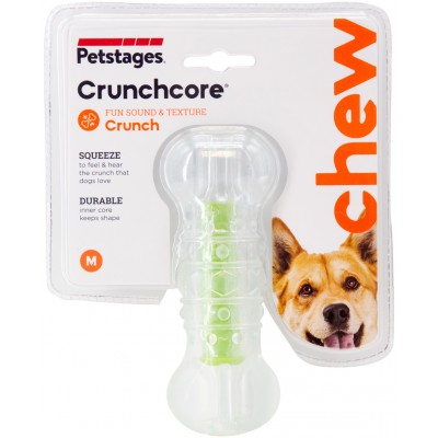 Petstages игрушка для собак "Хрустящая косточка" резиновая 12 см. средняя