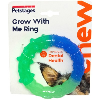 Petstages игрушка для собак "ОРКА кольцо - растем вместе" мультиповерхность 15 см.