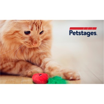 Petstages Игрушка для кошек "Клубнички" 3 шт. в комплекте