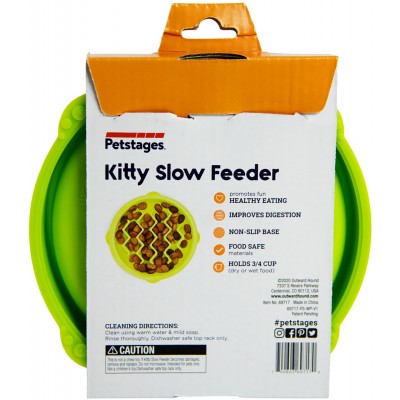 Petstages миска медленного поедания для кошек