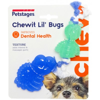 Petstages игрушка для собак Mini "ОРКА жуки" 15 см. пара
