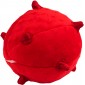 Сенсорный плюшевый мяч Playology PUPPY SENSORY BALL 15 см для щенков средних и крупных пород 8-16 недель с ароматом говядины, цвет красный