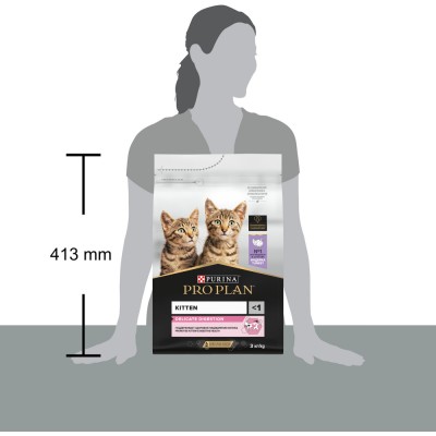 PRO PLAN® DELICATE DIGESTION Сухой корм для котят с чувствительным пищеварением с высоким содержанием индейки 3 кг