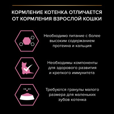 PRO PLAN® DELICATE DIGESTION Сухой корм для котят с чувствительным пищеварением с высоким содержанием индейки 3 кг