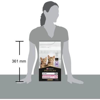 PRO PLAN® DELICATE DIGESTION Сухой корм для котят с чувствительным пищеварением с высоким содержанием индейки 1.5 кг