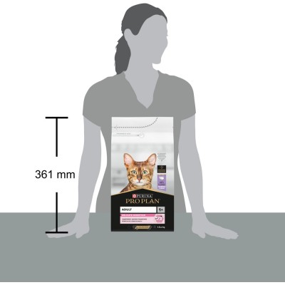 PRO PLAN® DELICATE DIGESTION Сухой корм для взрослых кошек с чувствительным пищеварением с высоким содержанием индейки 1.5 кг