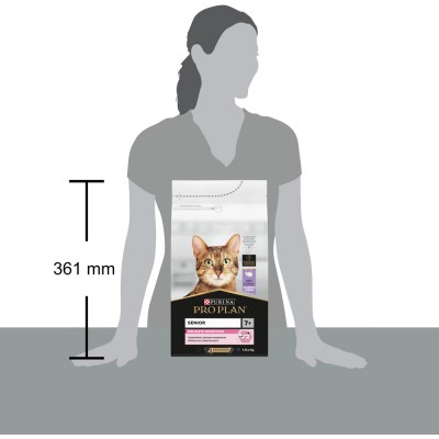 PRO PLAN® DELICATE DIGESTION Сухой корм для кошек старше 7 лет с чувствительным пищеварением с высоким содержанием индейки 1.5 кг