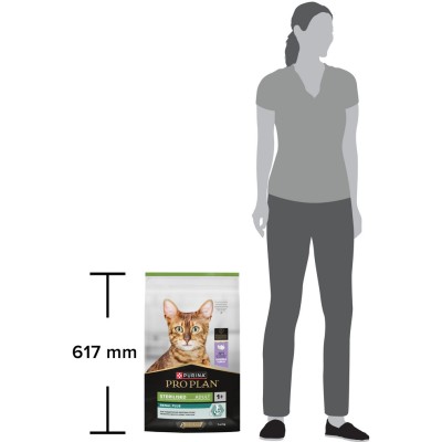 PRO PLAN® Sterilised RENAL PLUS Сухой корм для взрослых стерилизованных кошек для поддержания здоровья почек с высоким содержанием индейки 7 кг