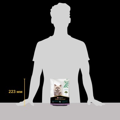 PRO PLAN® Nature Elements DELICATE DIGESTION Сухой корм для взрослых кошек с чувствительным пищеварением с высоким содержанием индейки 200 гр