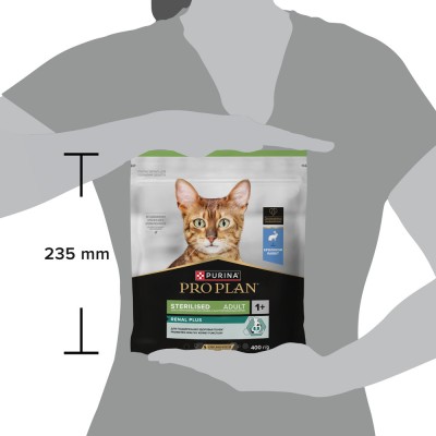 PRO PLAN® Sterilised Adult RENAL PLUS Сухой корм для взрослых стерилизованных кошек с кроликом 400 гр