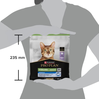 Pro Plan® Сухой корм для кошек старше 7 лет с высоким содержанием индейки 400 гр