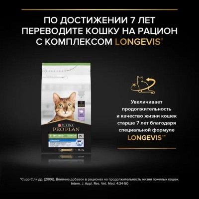 PRO PLAN® DELICATE DIGESTION Сухой корм для взрослых кошек с чувствительным пищеварением с высоким содержанием индейки 400 г + 200 г в подарок