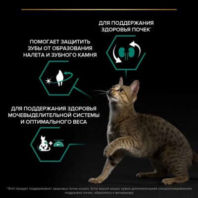 PRO PLAN® Sterilised RENAL PLUS Сухой корм для взрослых стерилизованных кошек для поддержания здоровья почек с высоким содержанием индейки 400 г + 200 г