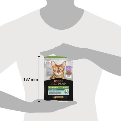 PRO PLAN® Sterilised MAINTENANCE Влажный корм для взрослых стерилизованных кошек с индейкой в соусе 85 гр