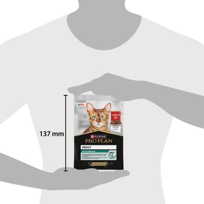 PRO PLAN® MAINTENANCE Влажный корм для взрослых кошек с говядиной в соусе 85 гр