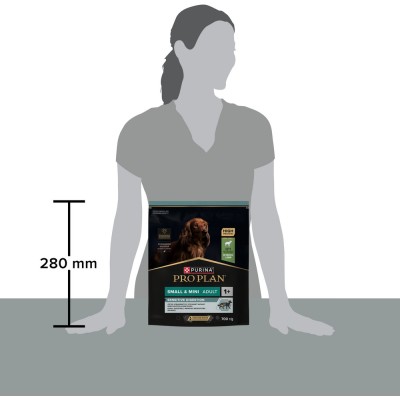 PRO PLAN® SENSITIVE DIGESTION Сухой корм для взрослых собак мелких и карликовых пород с чувствительным пищеварением с высоким содержанием ягненка 700 гр