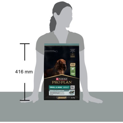 PRO PLAN® SENSITIVE DIGESTION Сухой корм для взрослых собак мелких и карликовых пород с чувствительным пищеварением с высоким содержанием ягненка 3 кг