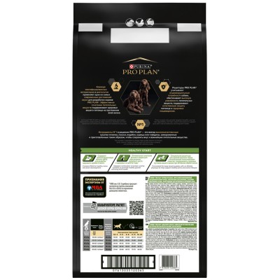 PRO PLAN® HEALTHY START Сухой корм для щенков крупных пород с атлетическим телосложением с высоким содержанием курицы 12 кг