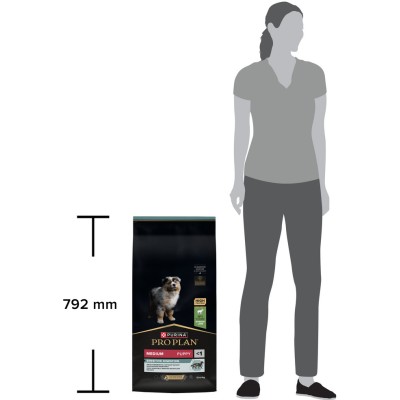 PRO PLAN® SENSITIVE DIGESTION Сухой корм для щенков средних пород с чувствительным пищеварением с высоким содержанием ягненка 12 кг