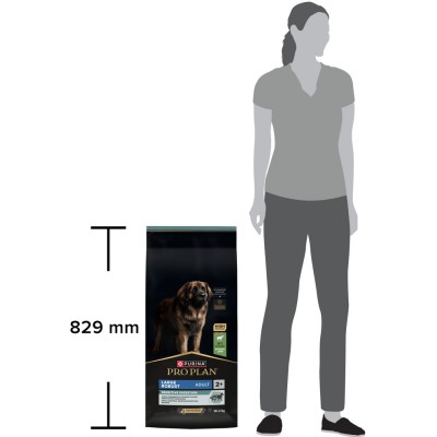 PRO PLAN® SENSITIVE DIGESTION Сухой корм для взрослых собак крупных пород с мощным телосложением с чувствительным пищеварением с высоким содержанием ягненка 14 кг