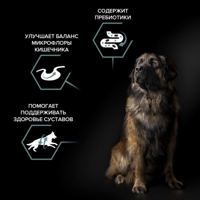 PRO PLAN® SENSITIVE DIGESTION Сухой корм для взрослых собак крупных пород с мощным телосложением с чувствительным пищеварением с высоким содержанием ягненка 14 кг