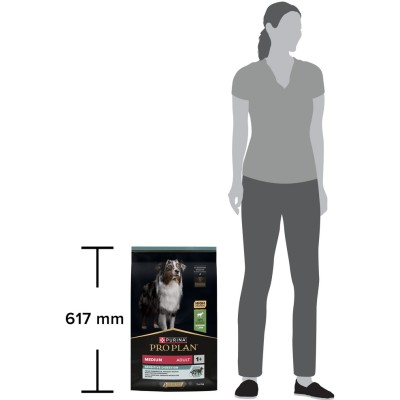 PRO PLAN® SENSITIVE DIGESTION Сухой корм для взрослых собак средних пород с чувствительным пищеварением с высоким содержанием ягненка 7 кг