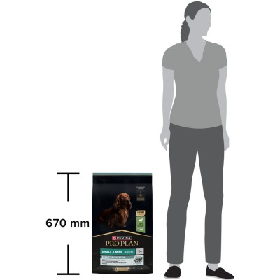 PRO PLAN® SENSITIVE DIGESTION Сухой корм для взрослых собак мелких и карликовых пород с чувствительным пищеварением с высоким содержанием ягненка 7 кг