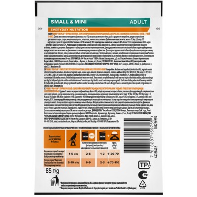 PRO PLAN® Влажный корм для взрослых собак мелких и карликовых пород с уткой в соусе 85 гр