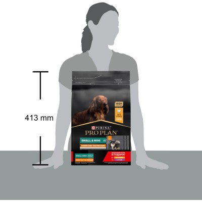 PRO PLAN® EVERYDAY NUTRITION Сухой корм для взрослых собак мелких и карликовых пород с курицей 3 кг + Влажный корм PRO PLAN для взрослых собак с уткой и курицей 85 г