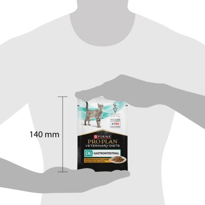 PRO PLAN® VETERINARY DIETS EN ST/OX Gastrointestinal Влажный корм для котят и взрослых кошек диетический при расстройствах пищеварения с курицей 85 гр