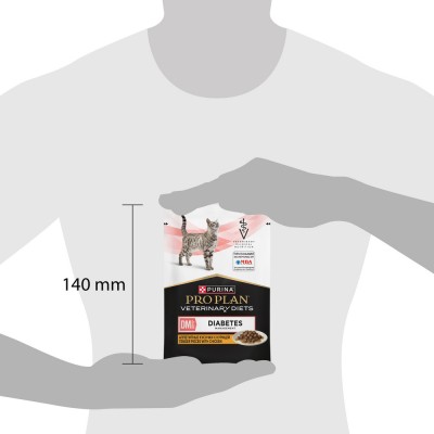 PURINA® PRO PLAN® VETERINARY DIETS DM St/Ox Diabetes Management Влажный корм для котят и взрослых кошек диетический при диабете с курицей 85 гр
